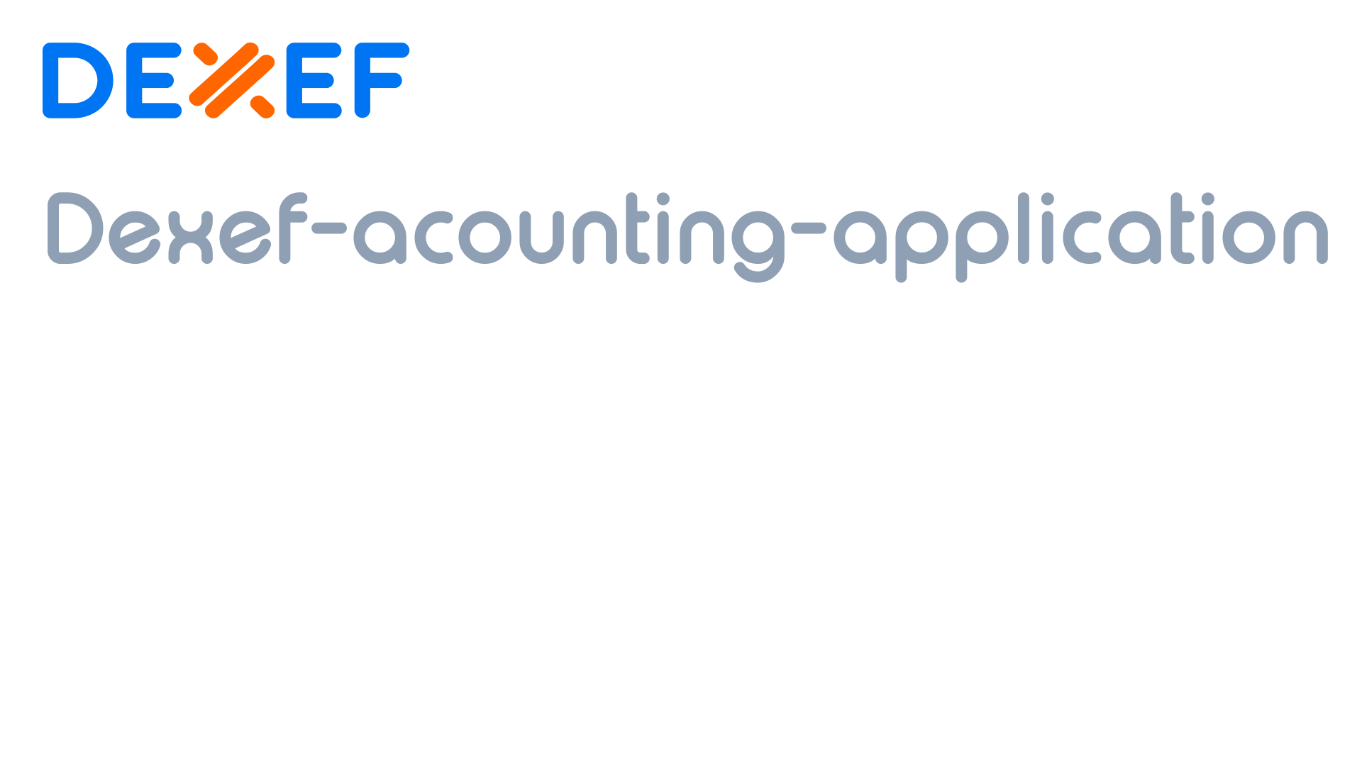 dexef-ccounting-application